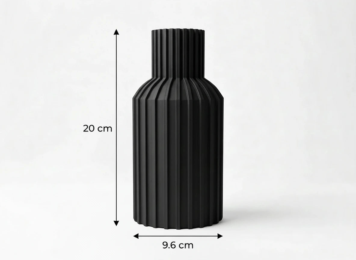 Vase 25 Classic Schwarz