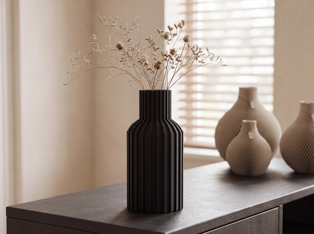 Vase 25 Classic Schwarz